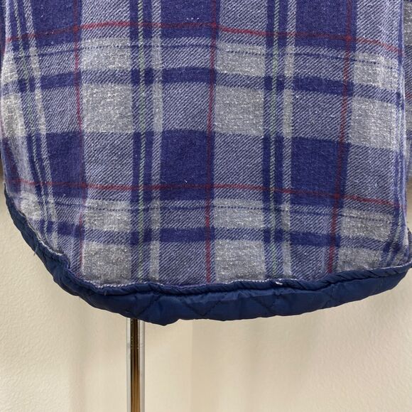 Vtg Northwest Territory Mens Plaid Chore Jacket Shirt Quilted Cotton Flannel LT - Picture 12 of 15